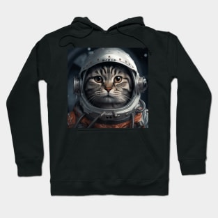 Astronaut Cat in Space - European Shorthair Hoodie